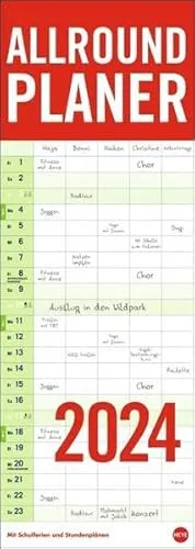 Allround-Familienplaner Vertical Kalender 2024 von Heye | Buch | Zustand gut