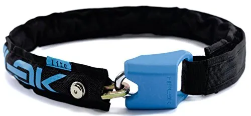 Hiplok LITE Kettenschloss, Unisex, BLACK/CYAN, 75cm Schließumfang