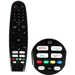 Ersatz TV Fernbedienung für LG AN-MR19BA / MR19BA / AKB75635301 - Schwarz