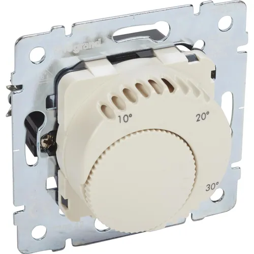 Legrand 775812 Raumtherm Standard Wechsel Creo mandelweiß - Bimetallthermostat für präzise Temperaturregelung von +5 bis +30°C, ideal für effizientes Heizen und Kühlen. Perfekt für Unterputzmontage in Wohnräumen.
