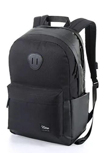 Nitro Rucksack URBAN PLUS TOUGH BLACK - Schulrucksack mit gepolstertem Laptopfach für 15