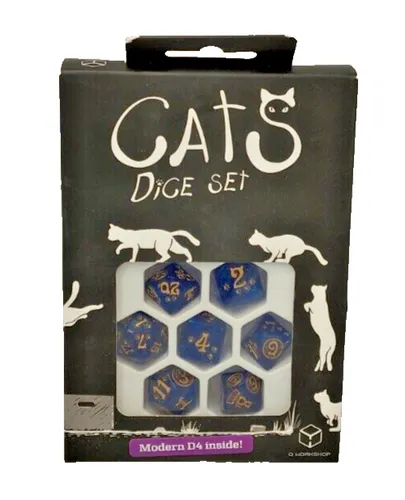 Neu OVP - CATS Dice Set: Meowster -Würfelset - 2.Wahl*