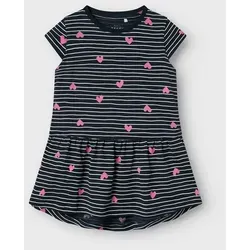 Name It Jerseykleid NMFVIGGA CAPSL DRESS F1 NOOS Baumwolle, sommerlicher Allover Druck blau 122 EU