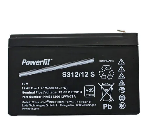 Exide Powerfit S312/12S Blei Akku 12V 12000mAh von Exide