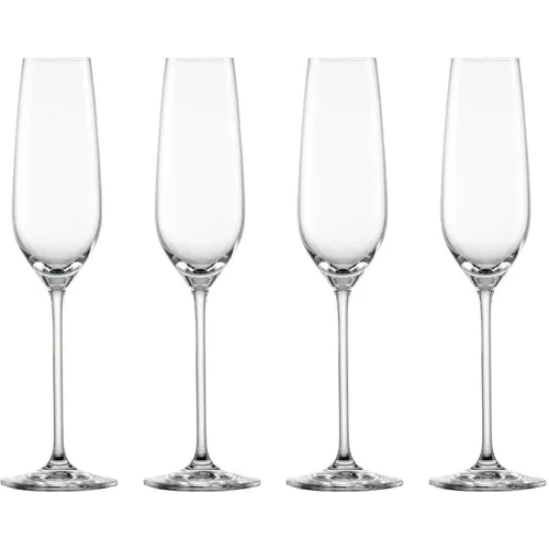 Schott Zwiesel Sektglas Fortissimo - 4 elegante Sektgläser - Weingläser für jeden Anlass, mit bruchsicherem Kristallglas für besonderen Glanz und Langlebigkeit.