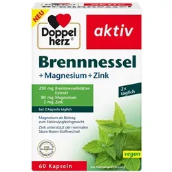 Doppelherz Brennnessel + Magnesium + Zink Kapseln