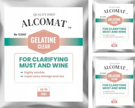 Alcomat Klärungsmittel – Gelatine Pulver Wein von Alcomat
