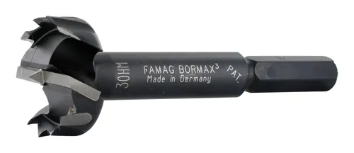 Famag Forstnerbohrer Bormax HM 35 mm - Präzisionsbohrer für Holzarbeiten - Holzbohrer, 35 mm Durchmesser, ideal für präzise Bohrungen in Holz mit hervorragender Schnittqualität und Langlebigkeit.