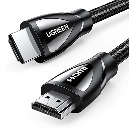 Produktbild UGREEN HDMI 2.1 Kabel High Speed HDMI Kabel 8K@60Hz /4K@120Hz mit Ethernet 48Gbps unterstützt Dynamic HDR 10, 3D, eARC, Dolby Vision, HDCP 2.2&2.3 kompatibel mit PS5/PS4 usw.(3M)