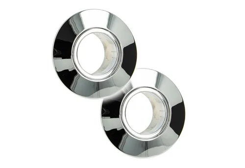 tecuro Wasserzähler Kombirosette 2-teilig, verchromt von Tecuro