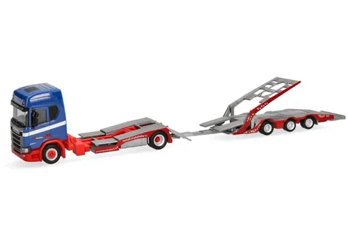 Herpa 318242 Scania CR 20 HD LKW-Transport-Hängerzug Riwatrans 1:87
