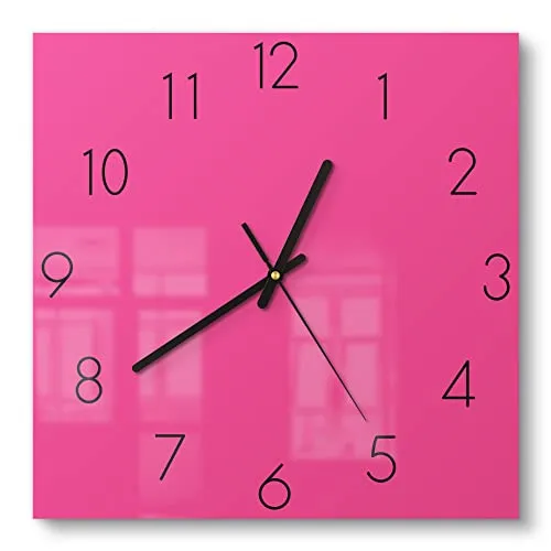 DEQORI Glasuhr in pink von DEQORI