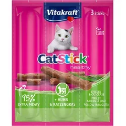 Vitakraft Katze Stick Huhn und Katzengras 3 Stück/ 18 g