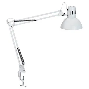 MAUL MAULstudy Schreibtischlampe weiß mit Tischklemme - Tischleuchte mit stabiler Tischklemme, um 330 Grad schwenkbar für perfekte Lichtverhältnisse im Homeoffice oder Büro, fördert Konzentration und schont die Augen.