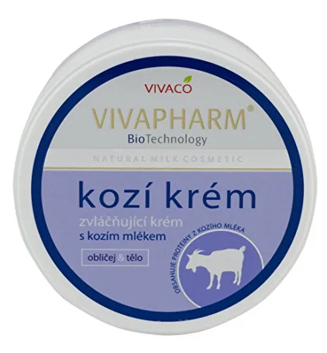 Vivaco Ziegenmilch feuchtigkeitsspendende Gesichts und Körpercreme, Vivapharm, 5er Pack (5 x 250 ml)