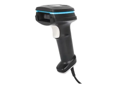 Manhattan 2D Barcode-Scanner - Kabelgebunden, 1D/2D, Hand-Scanner USB-A - Hand- & Barcodescanner für Retail, Gastronomie und Logistik. Staubgeschützt, mit breitem Scanbereich bis 450 mm für präzises und schnelles Scannen von 1D- und 2D-Barcodes.
