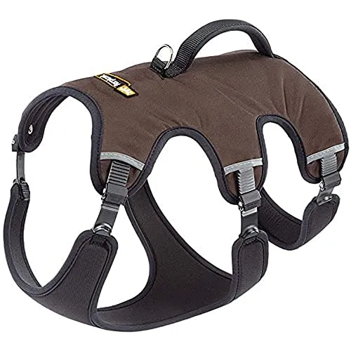 Ferplast Hundegeschirr Kleiner Hund ERGOTREKKING S, Ausbruchsicheres Hundegeschirr, Greyhound, Perfekte Passform, Verstellbares Geschirr für Hunde, Reflektierend, Gepolstert, 6 Verschlüsse