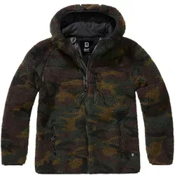 Brandit Women Teddyfleece Jacket Hooded 3XL - Funktionsjacke aus hochflorigem Teddy-Fleece, bietet hohe Wärmeleistung und Atmungsaktivität – ideal für Übergangs- und Wintertage.
