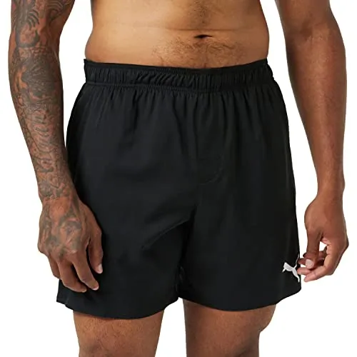 PUMA Herren Mid Shorts Swim Trunks, Schwarz, XL EU - Badeshorts für Herren aus schnelltrocknendem Stretchmaterial, hergestellt aus Recyclingmaterialien für nachhaltigen Komfort und Stil.