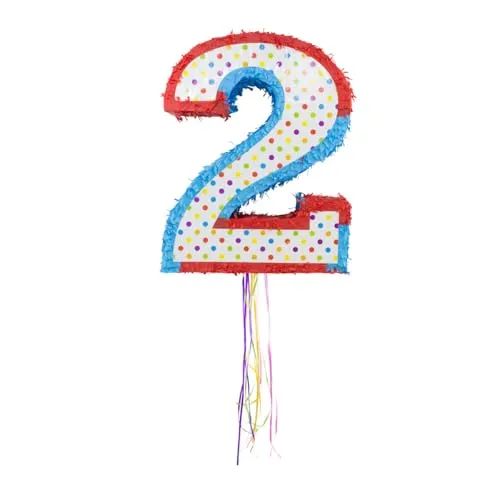 Folat 60942 Piñata * ZAHL 2 * für den 2. Kindergeburtstag