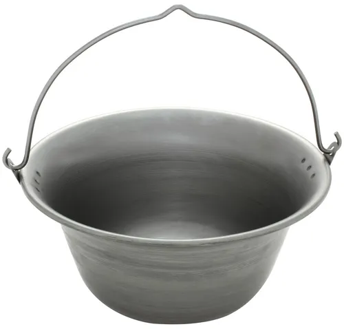 Gulaschkessel 10 Liter Eisen unbehandelte Oberfläche von Grillplanet