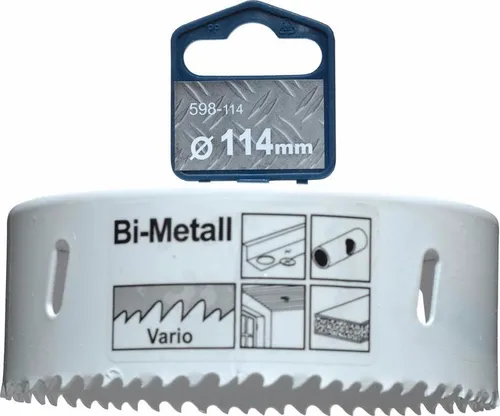KWB Cobalt Lochsäge HSS-Bi-Metall Ø 114 mm Schnitttiefe 38 mm M8 Gewinde