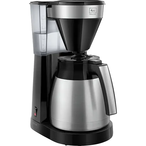 Melitta Filter-Kaffeemaschine EasyTop schwarz/edelstahl 1023-10