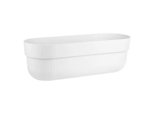 Engelland Blumenkasten mit Wasserspeicher/Drainagesystem und Abstandshalter (Vorteils-Set, 1 St), Blumentopf, 50 cm, PP-Kunststoff, Balkonkasten, länglich, formstabil