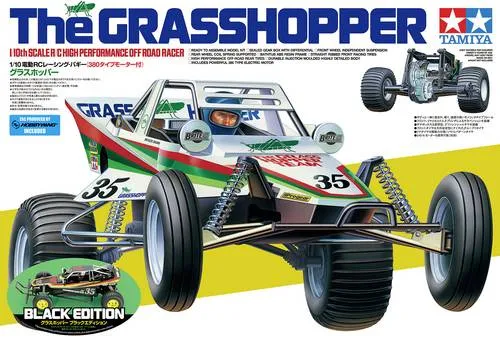 Tamiya 47522 1:10 RC The Grasshopper I Black Edition von Tamiya