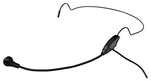 Pronomic HS-65 EA Headset universal, schwarz - Mikrofon mit Nackenbügel und Back-Elektret Kondensator, ideal für Funk-Systeme. Hoher Frequenzgang von 50-16.000Hz für klare Sprachübertragung und inklusive 2 Windschutz und 4 Adapter.
