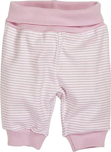 Playshoes Sweat-Hose Jogginghose Unisex Kinder, Rosa Ringel ,80