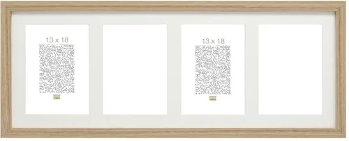 Holzgalerierahmen S66KB4 beige 4 Fotos 13x18 cm