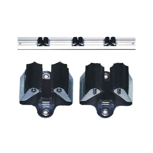 EGUFER 125-SB PraxGerätehalter 2St.25mm Gummi SB, schwarz (1 Stück)