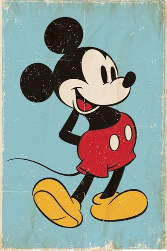 Poster Mickey Mouse von Disney