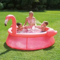 Summer Waves Planschbecken Flamingo 183 x 51 cm