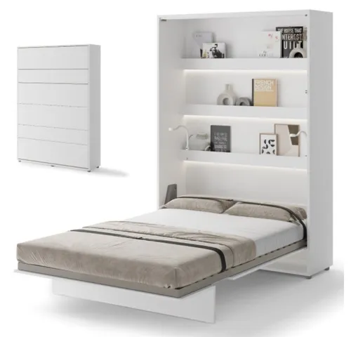 yourhouse24 Schrankbett Bed Concept Vertikal Wandklappbett 140 cm