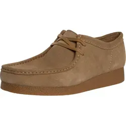 Clarks Herrenschuhe WALLABEE EVO in Braun, Größe 42 - Wanderschuhe von Clarks, WALLABEE EVO in Braun, mit hohem Tragekomfort und robuster Sohle für optimale Stabilität auf jedem Terrain.
