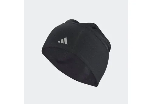 adidas Unisex Climacool Beanie Fitted, Black/Reflective Silver, L - Mützen mit Climacool-Technologie für optimale Belüftung und Komfort, perfekt für Sport und Freizeit.