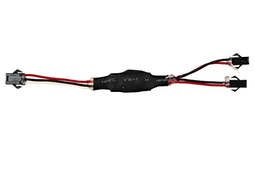 Fahrrad Y-Kabel 1x3-polig zu 2x2-polig E-Bike 145 mm Beleuchtung B-Ware
