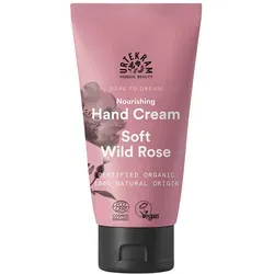Urtekram Wild Rose Hand Cream - Handcreme mit biologischem Rosenblütenextrakt und nährenden Ölen, für blütenweiche Hände und entspannenden Duft – die perfekte Pflege für jeden Tag.