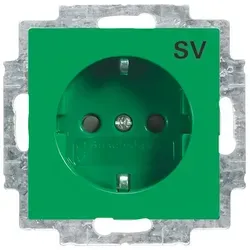 Steckdosen Grün von Busch-Jaeger