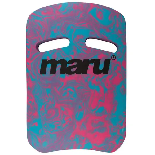 Maru Swirl Two Grip Fitness Kickboard - Blue/Pink