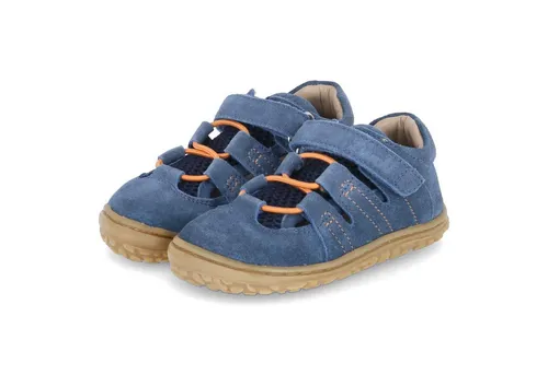 Lurchi Naffi Barefoot Barfußschuh für Kinder - Babyschuhe mit herausnehmbarer Ledersohle und rutschhemmender Gummisohle für sicheren Halt. Ideal für kleine Entdecker, die die Welt barfuß erleben möchten.