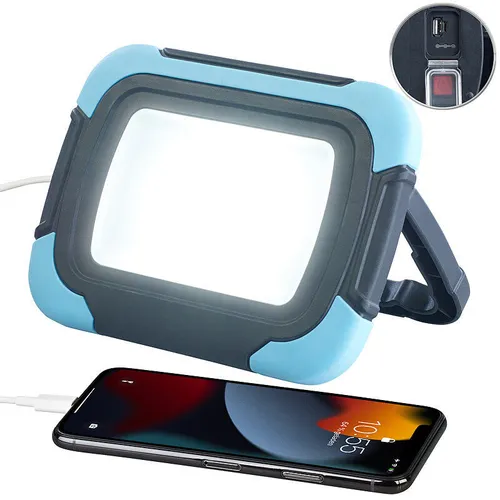 KryoLights 2in1-LED-Fluter und Powerbank, 1.000 Lumen, 4.000 mAh, 5 Watt, IP54