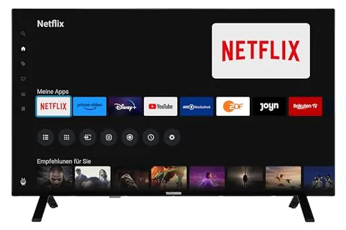 TELEFUNKEN QUTO750S QLED TiVo Smart TV 4K UHD (43 Zoll) in schwarz von Telefunken