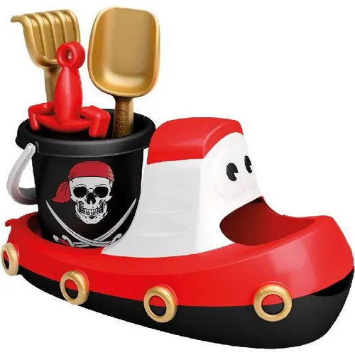 NoName Strandset In Boot Piraat 38cm 5dlg (1170)