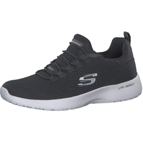 Skechers Herren Dynamight 58360-GRY Sneaker, Grau, Größe 43 EU - Herren-Sneaker aus atmungsaktivem Material, ideal für Komfort und Stil im Alltag.
