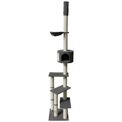 Kratzbaum PASCHA Deckenhoch schwarz 240-260cm