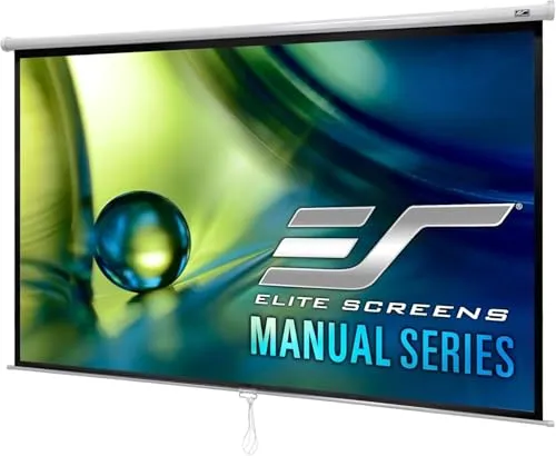 Elite Screens Manual Beamer Leinwand 80
