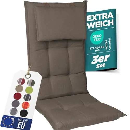 Sitzpolster Schwarz von Gardisun